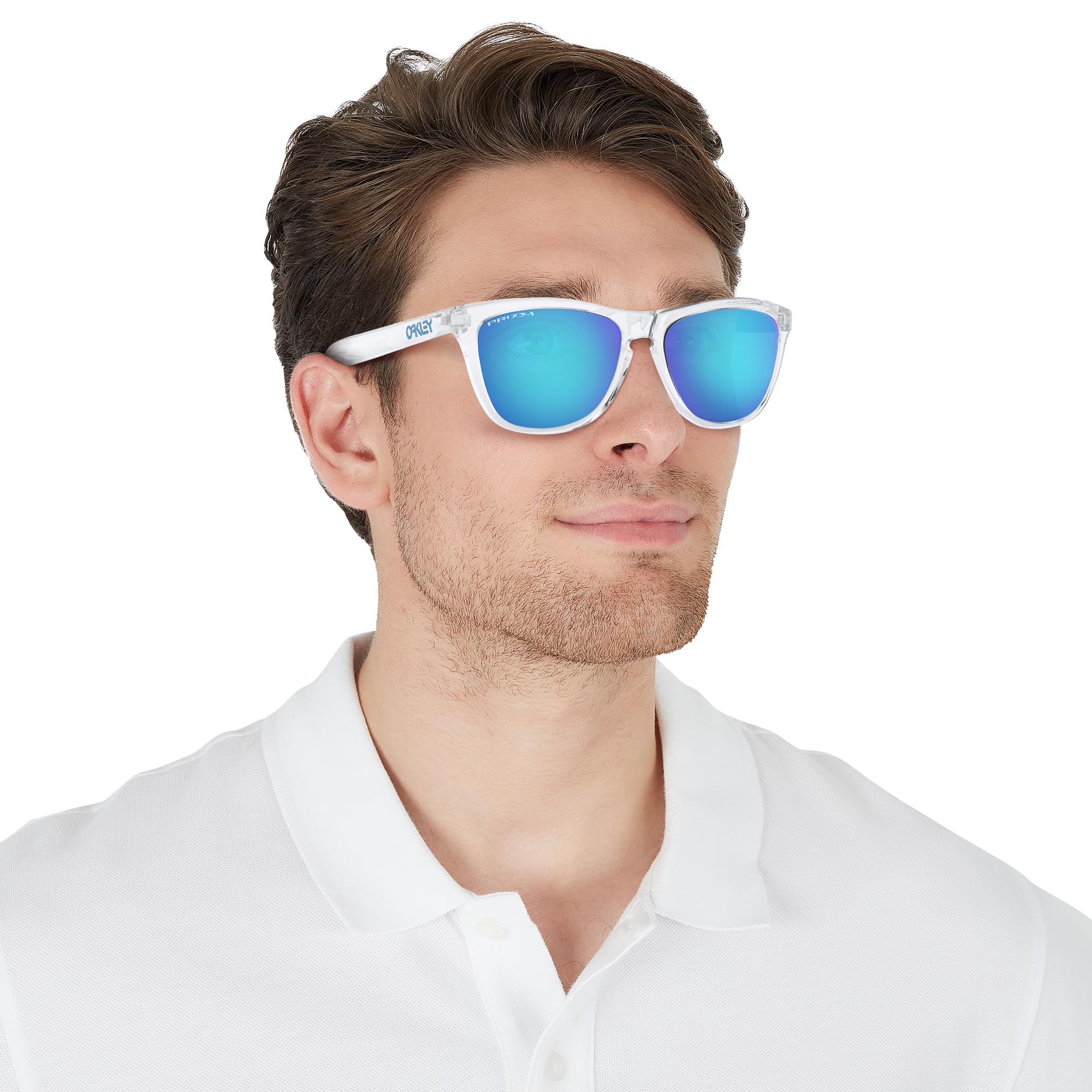 Oakley size comparison with ruler showing 54 mm lens scale and fit benefit