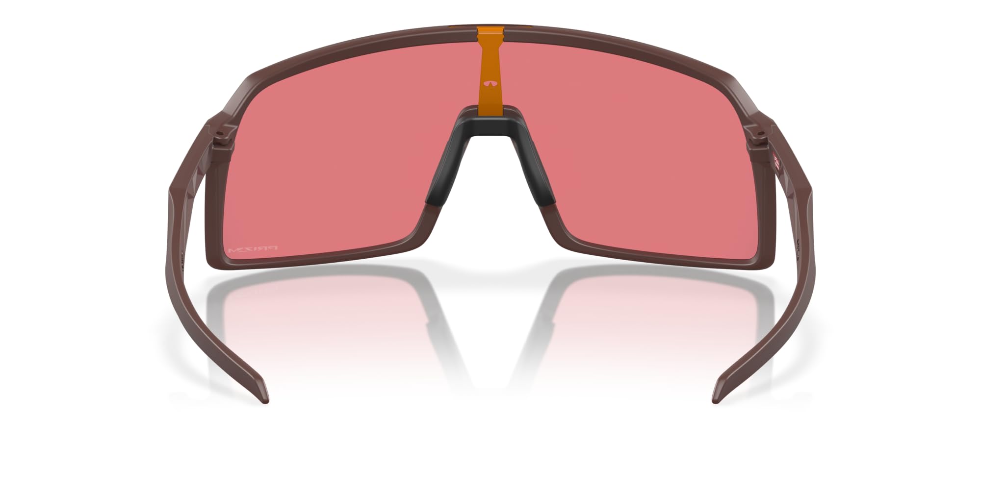 Oakley Sutro sunglasses in action on a mountain bike trail showing protective coverage