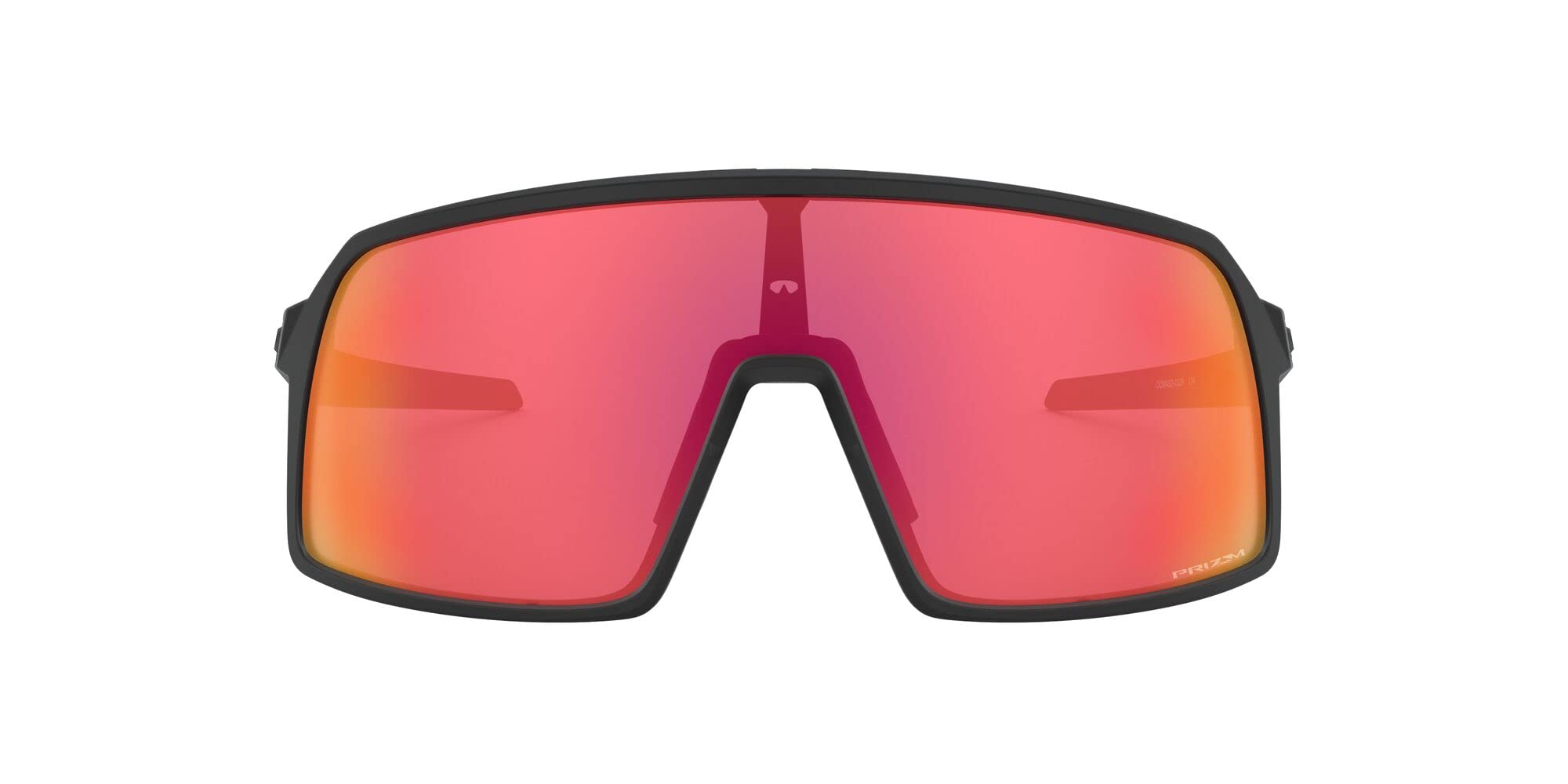 Oakley Sutro S front view matte black showing bold coverage and style