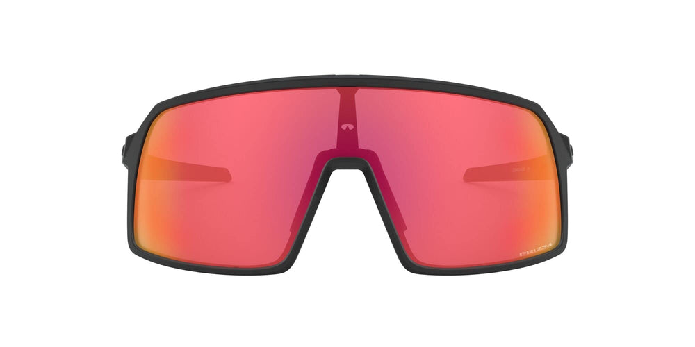 Oakley Sutro S front view matte black showing bold coverage and style