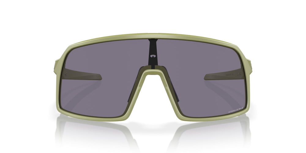 Oakley Sutro S front view matte fern frame showing bold shield and style benefit