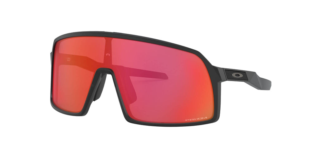 Oakley Sutro S Prizm Trail Torch lens detail enhancing contrast on terrain