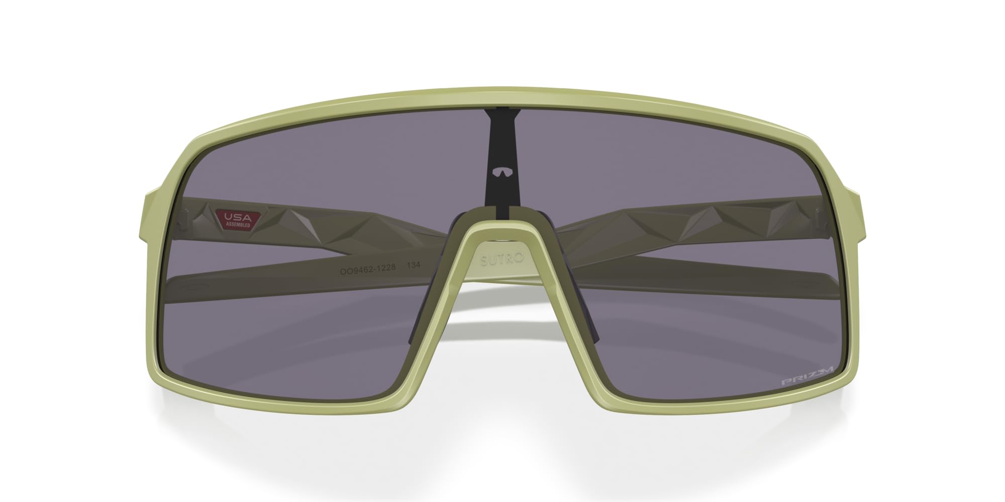 Oakley Sutro S with microbag and cleaning cloth showing included storage convenience