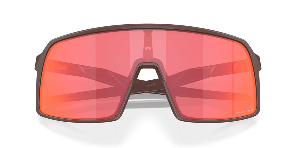 Oakley Sutro size comparison handheld to show scale and lightweight O-Matter frame