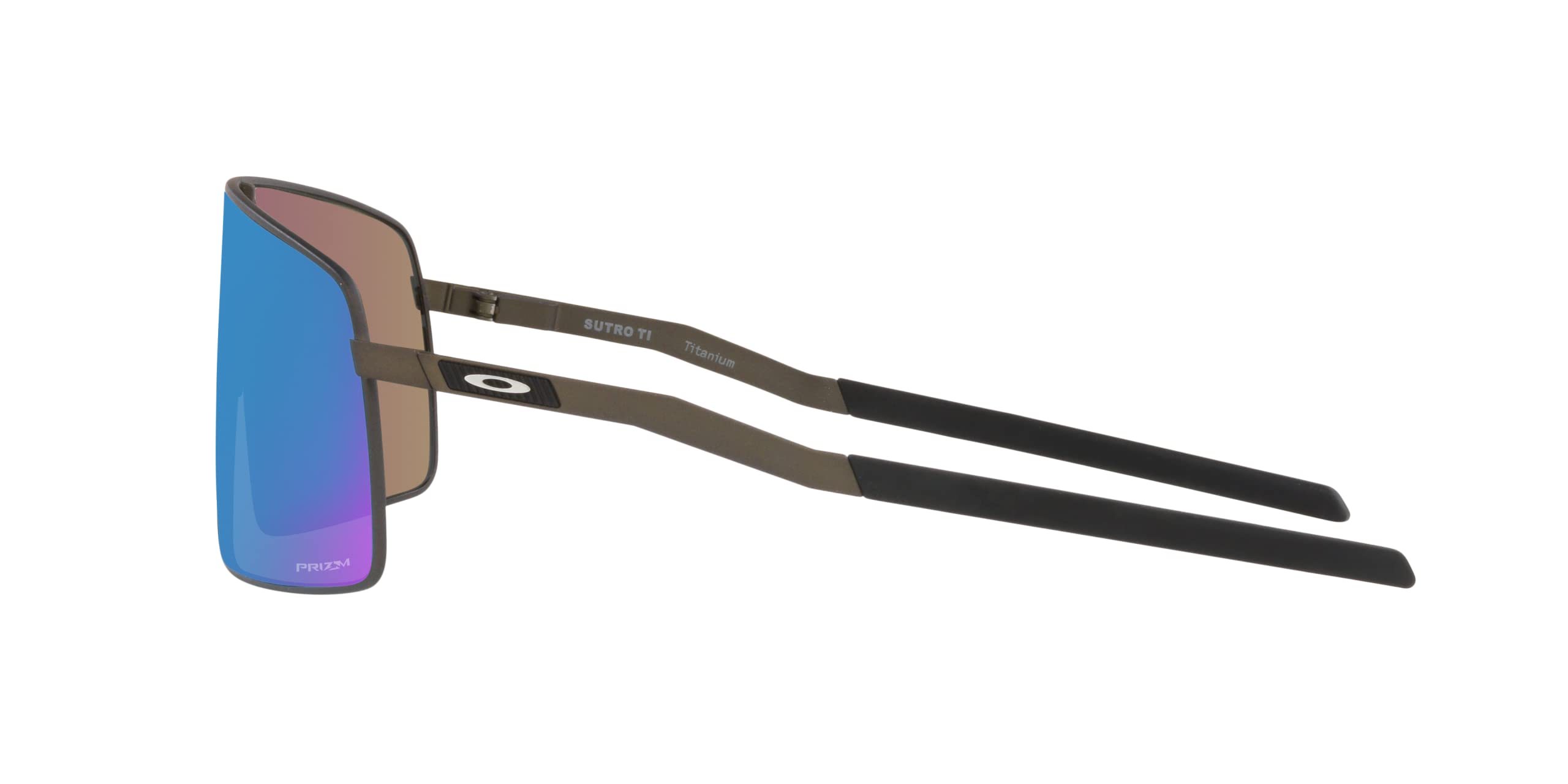 Oakley Sutro TI profile highlighting titanium frame detail and durable construction