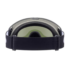 Oakley side profile demonstrating helmet-compatible flattened brow for secure fit