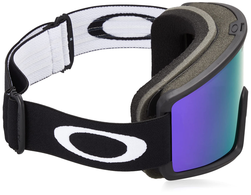Oakley strap detail with silicone lining showing anti-slip stability under helmets