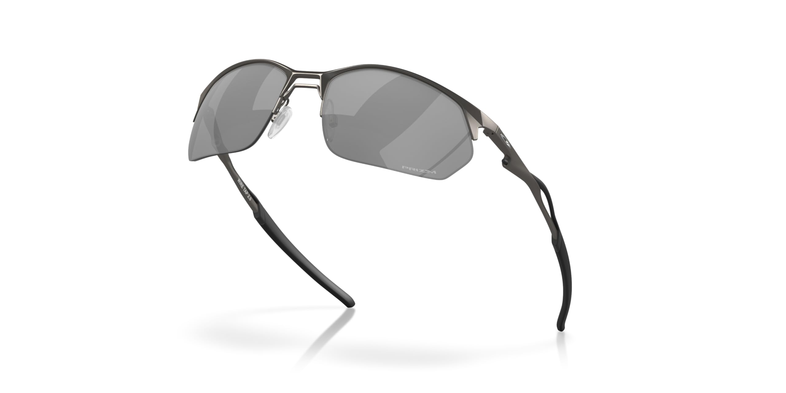 Oakley Wire Tap 2.0 adjustable nose pads shown for customized comfort