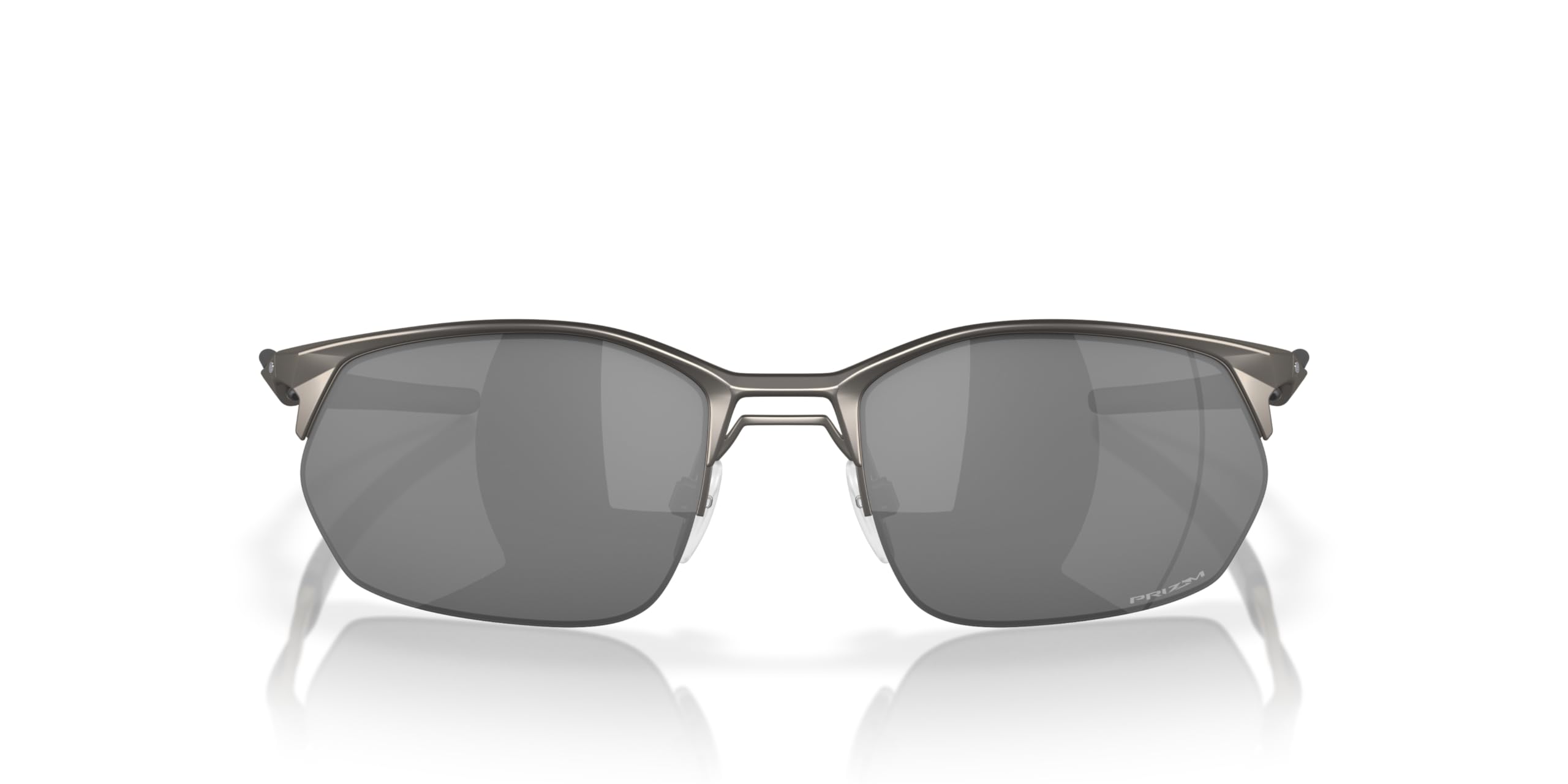 Oakley Wire Tap 2.0 front view showing matte gunmetal frame and stylish shape