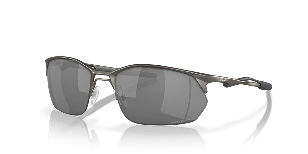 Oakley Wire Tap 2.0 PRIZM Black lens close-up enhancing contrast and clarity