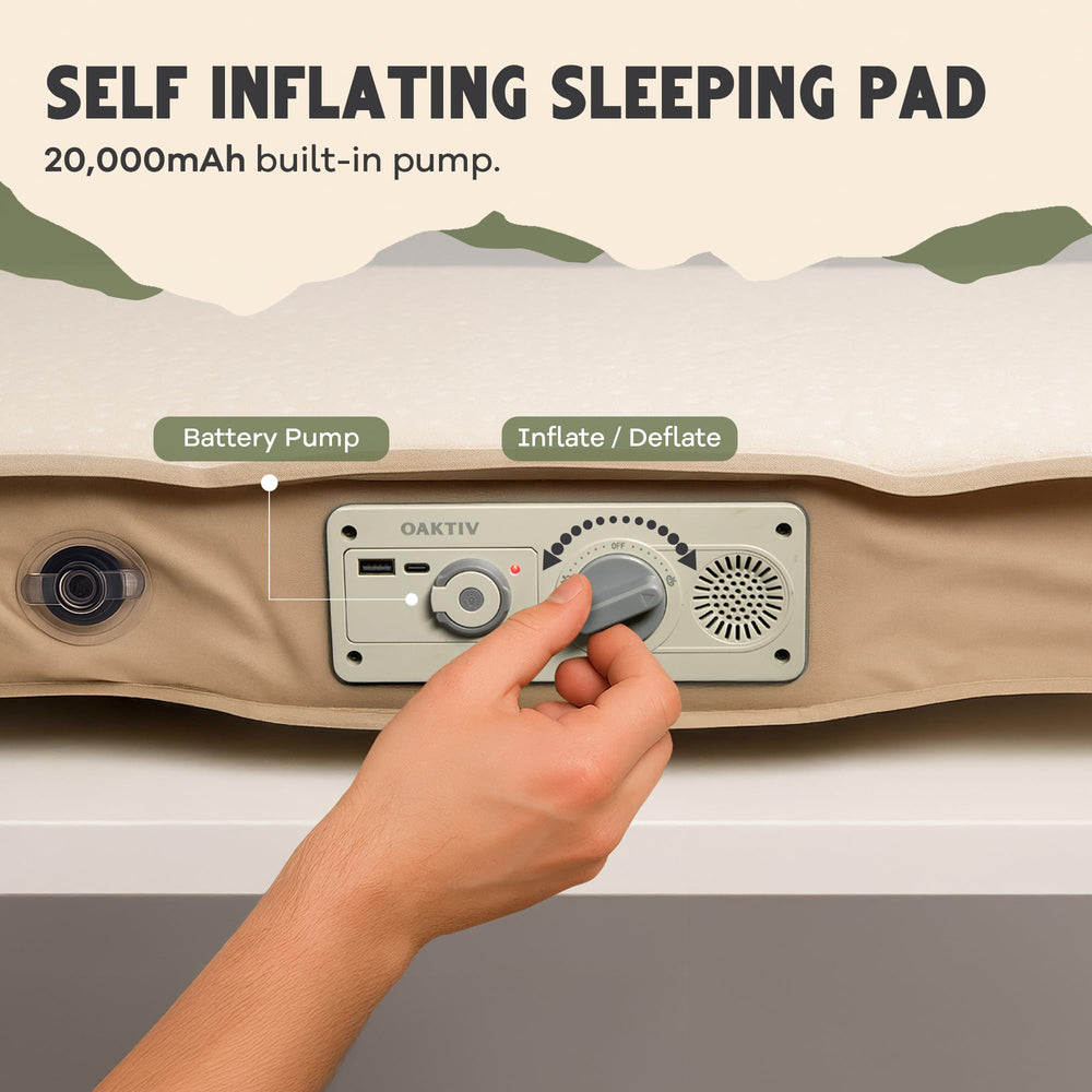 Oaktiv Wandermate folded and packed compactly for transport, enables easy storage