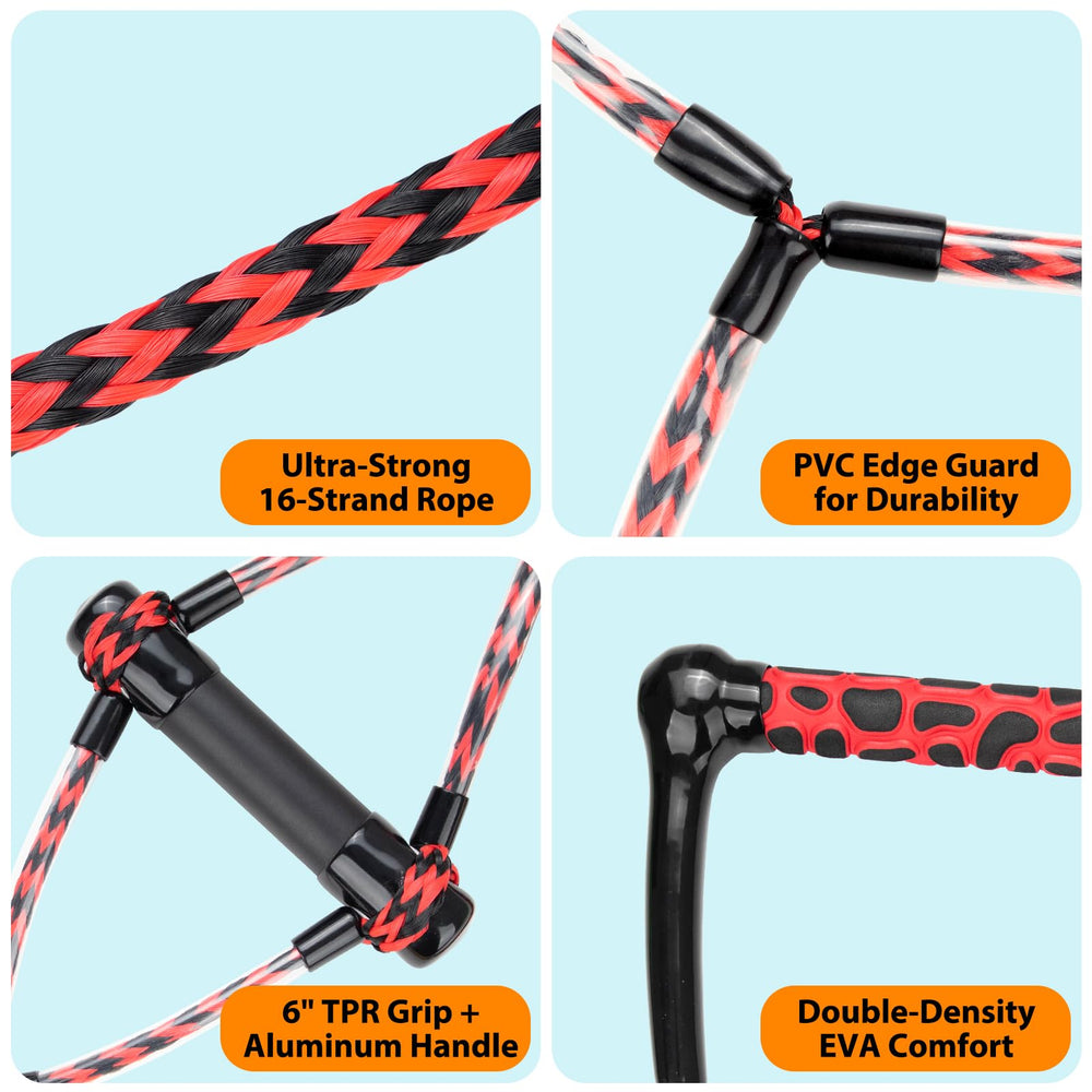 Obcursco full 75ft rope laid out, easy length and deployment
