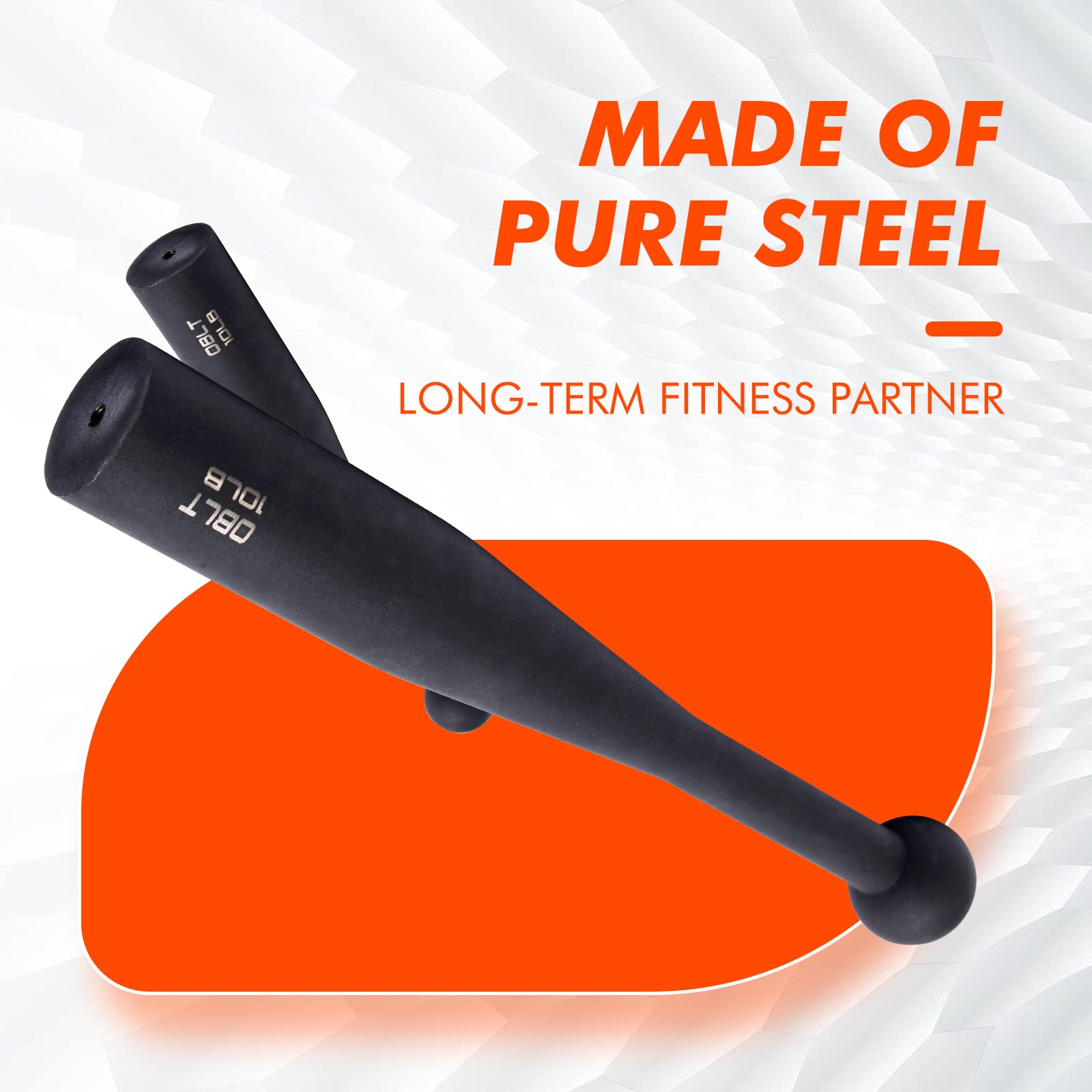 OBLT FIT clubs placed on gym floor highlighting ready-to-use functional training tool