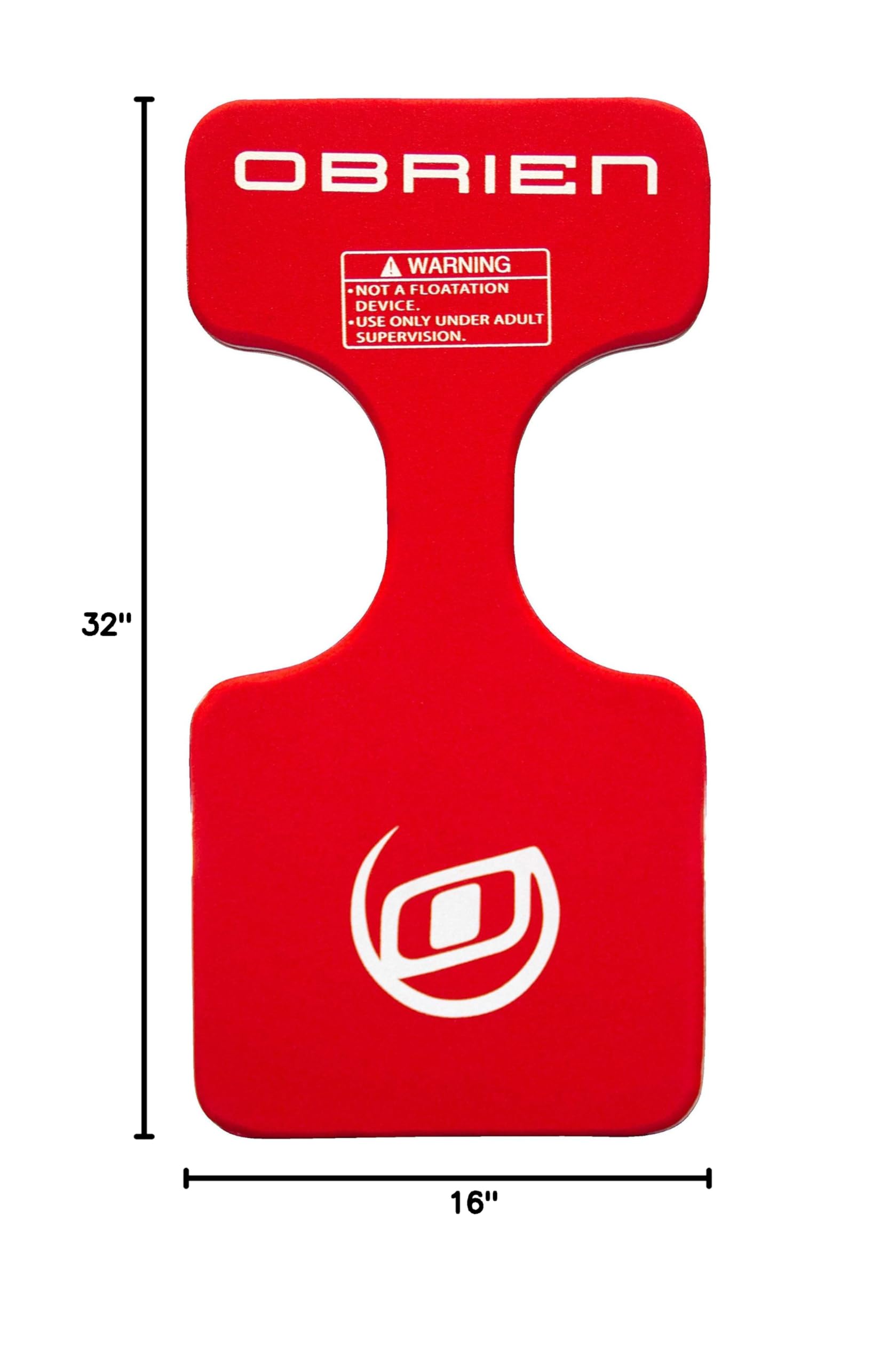 O'Brien folded storage shot showing quick-dry saddle packed easily for trips