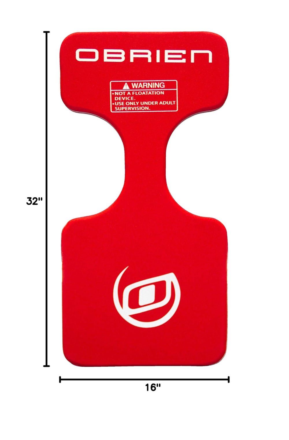 O'Brien folded storage shot showing quick-dry saddle packed easily for trips