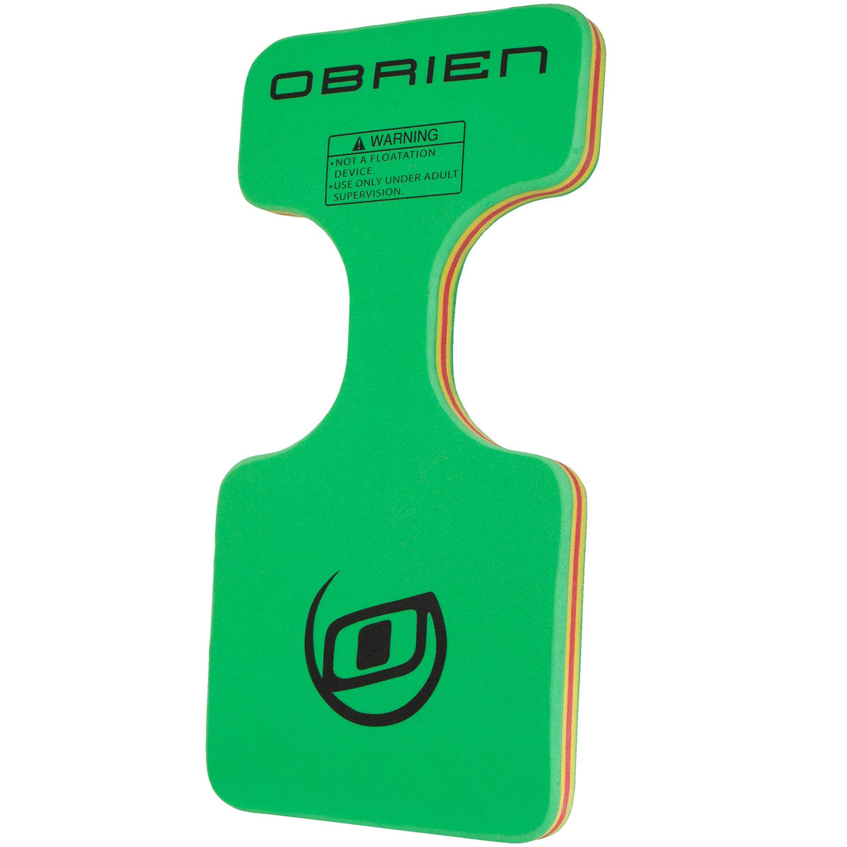 O'Brien front view of Rasta saddle showing full shape and durable foam benefit