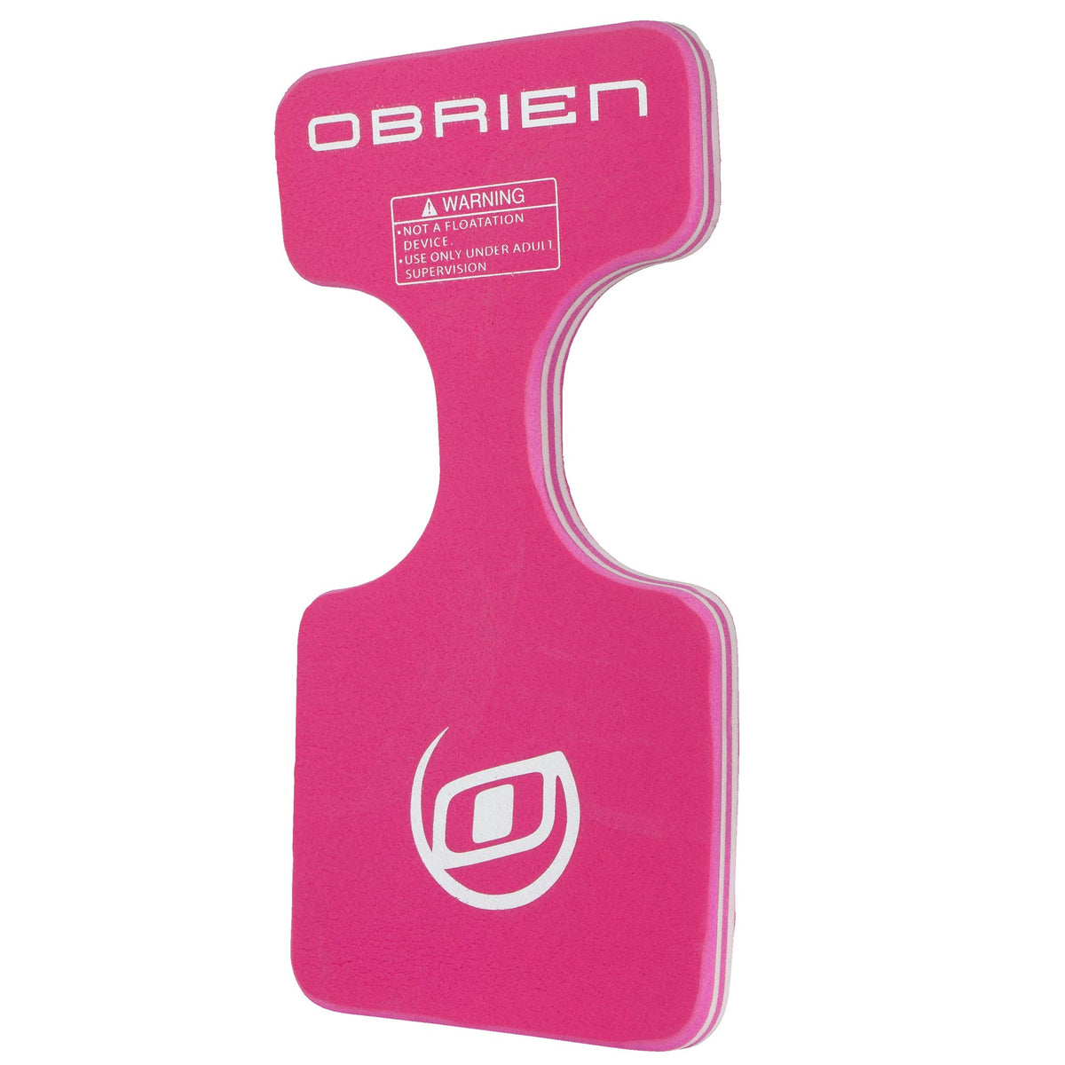 O'Brien XL foam saddle front view showing pink color and stable design for lounging
