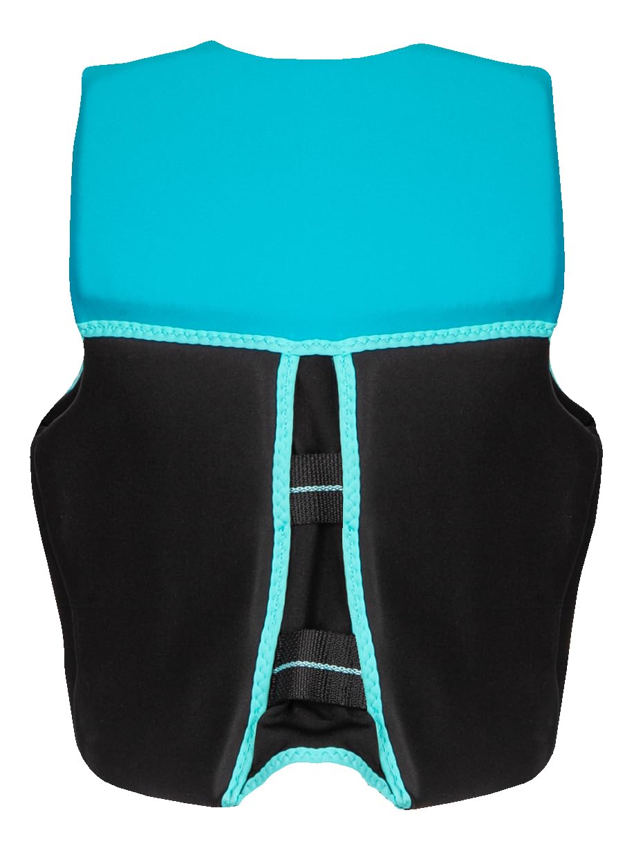 O'Brien youth V-back close-up of split stretch panel for improved mobility and comfort