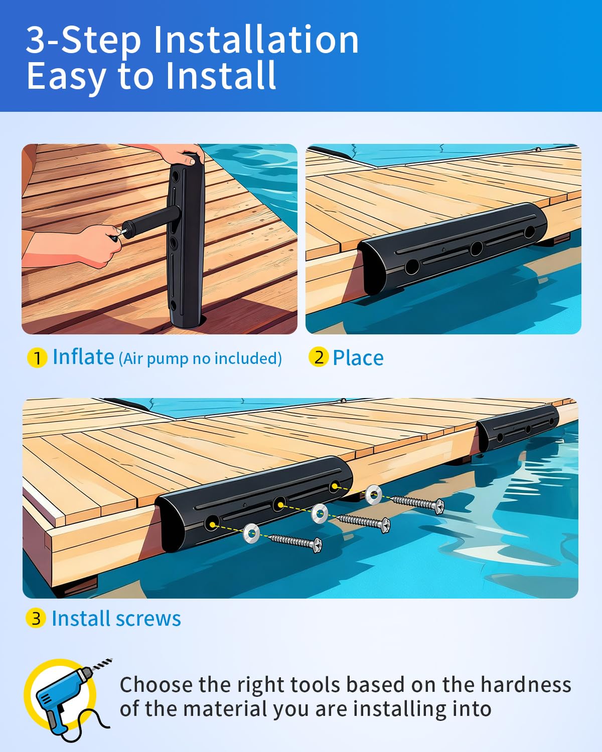 OCEANBROAD PVC surface texture close-up showing soft hull-safe contact