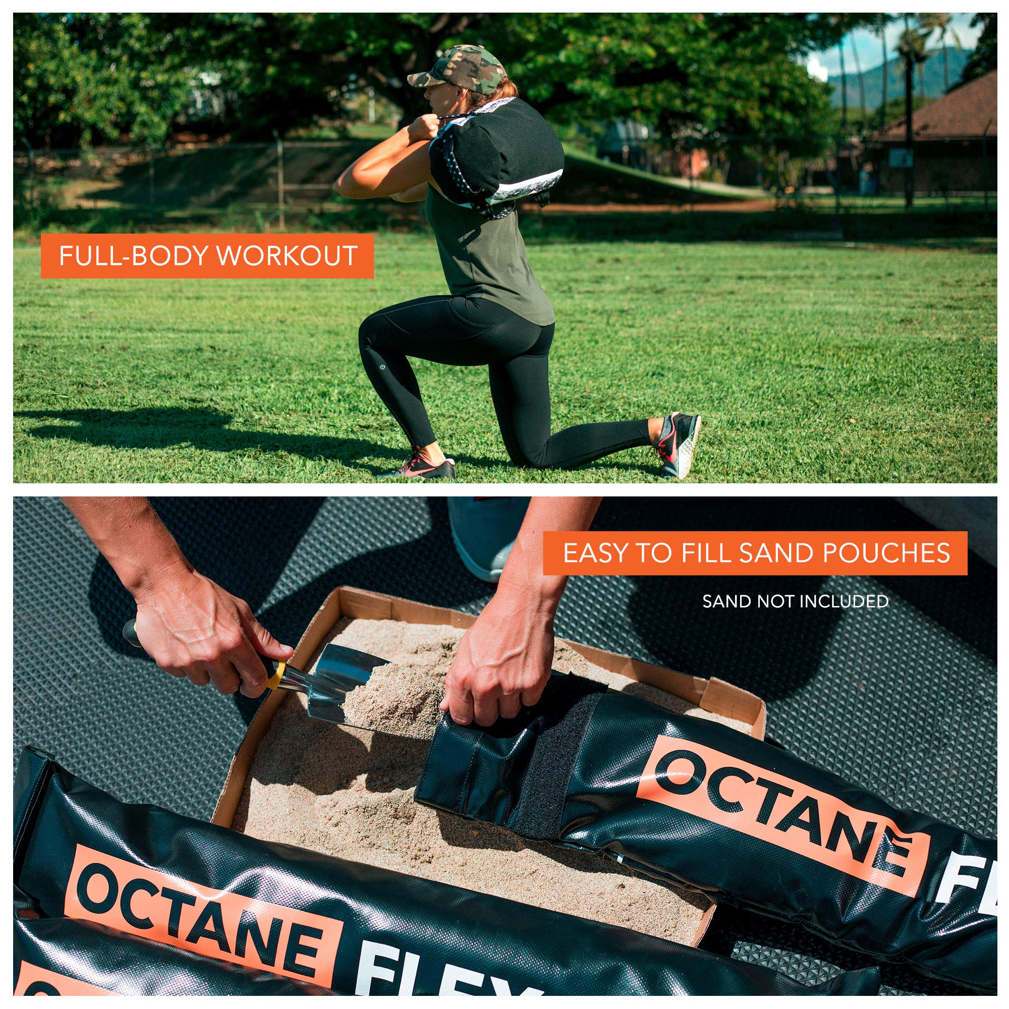 Octane Flex handle detail demonstrating secure grip and control