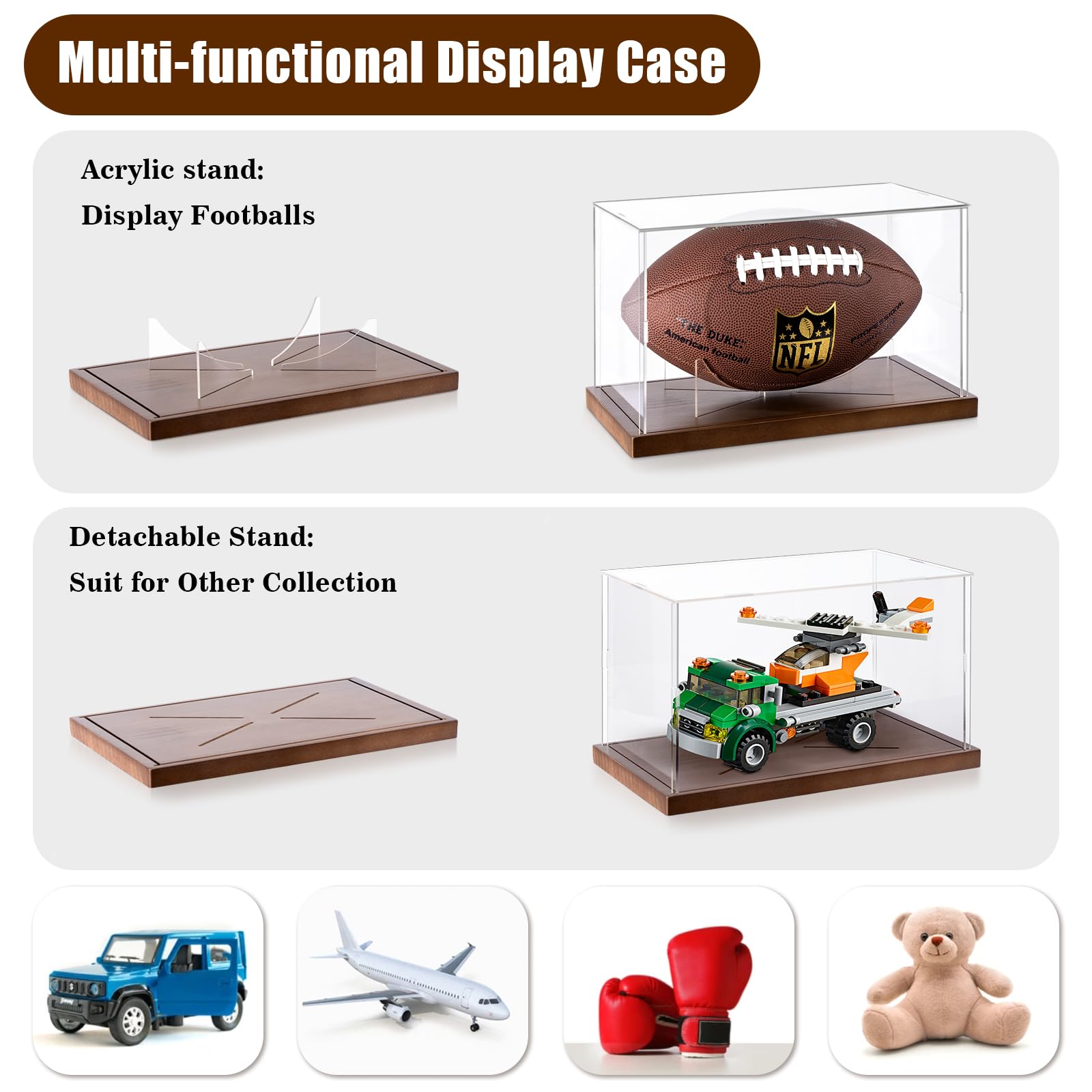 OCTOXEQA curved internal stand close-up keeping football centered and secure