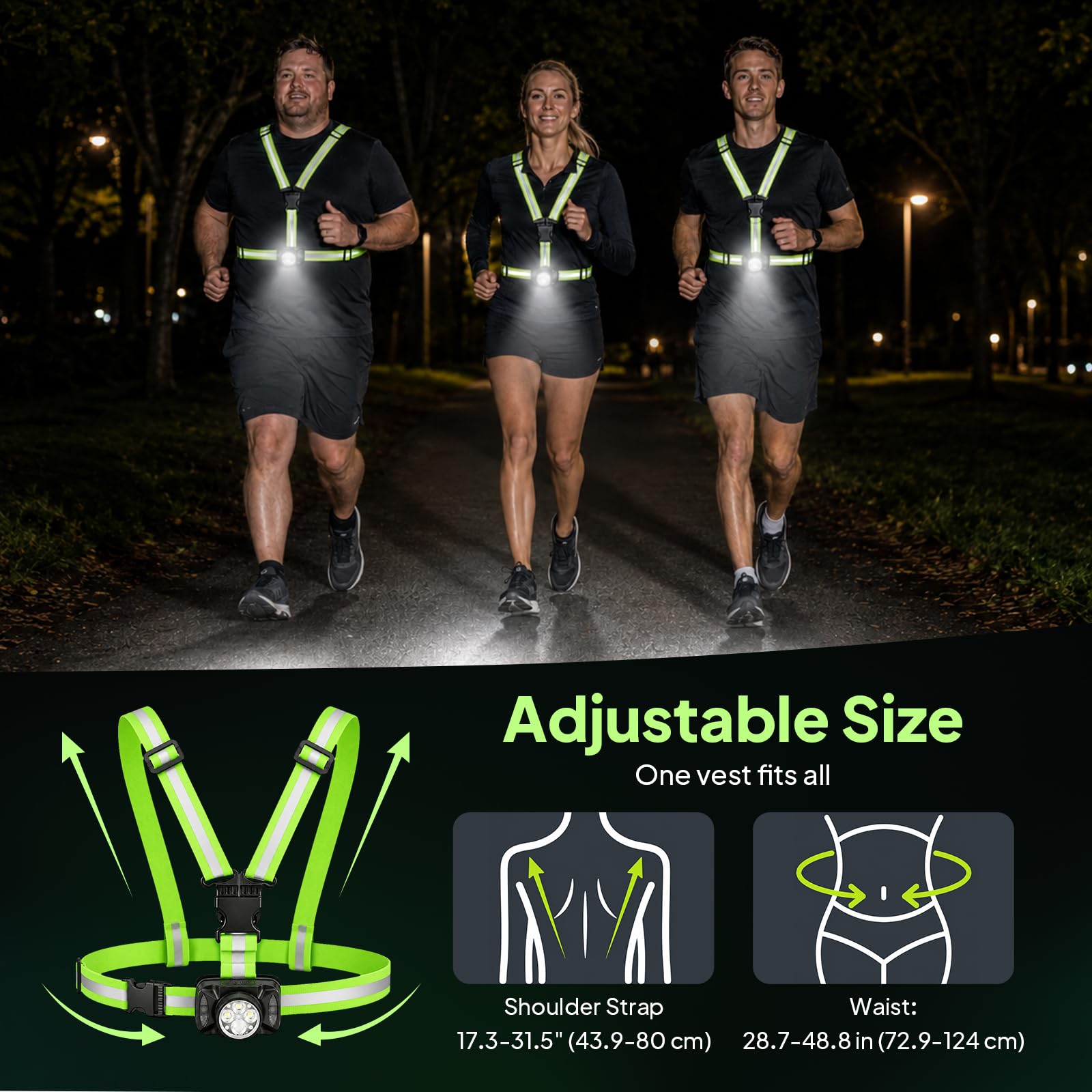ODCPN side profile showing adjustable straps for secure fit