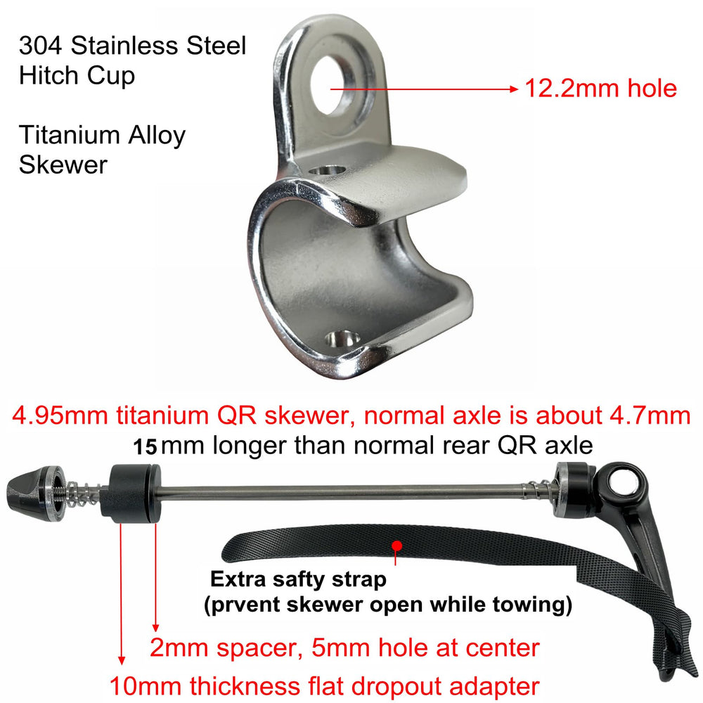 ODIER close-up polished bore protecting Thule ball head from scratches