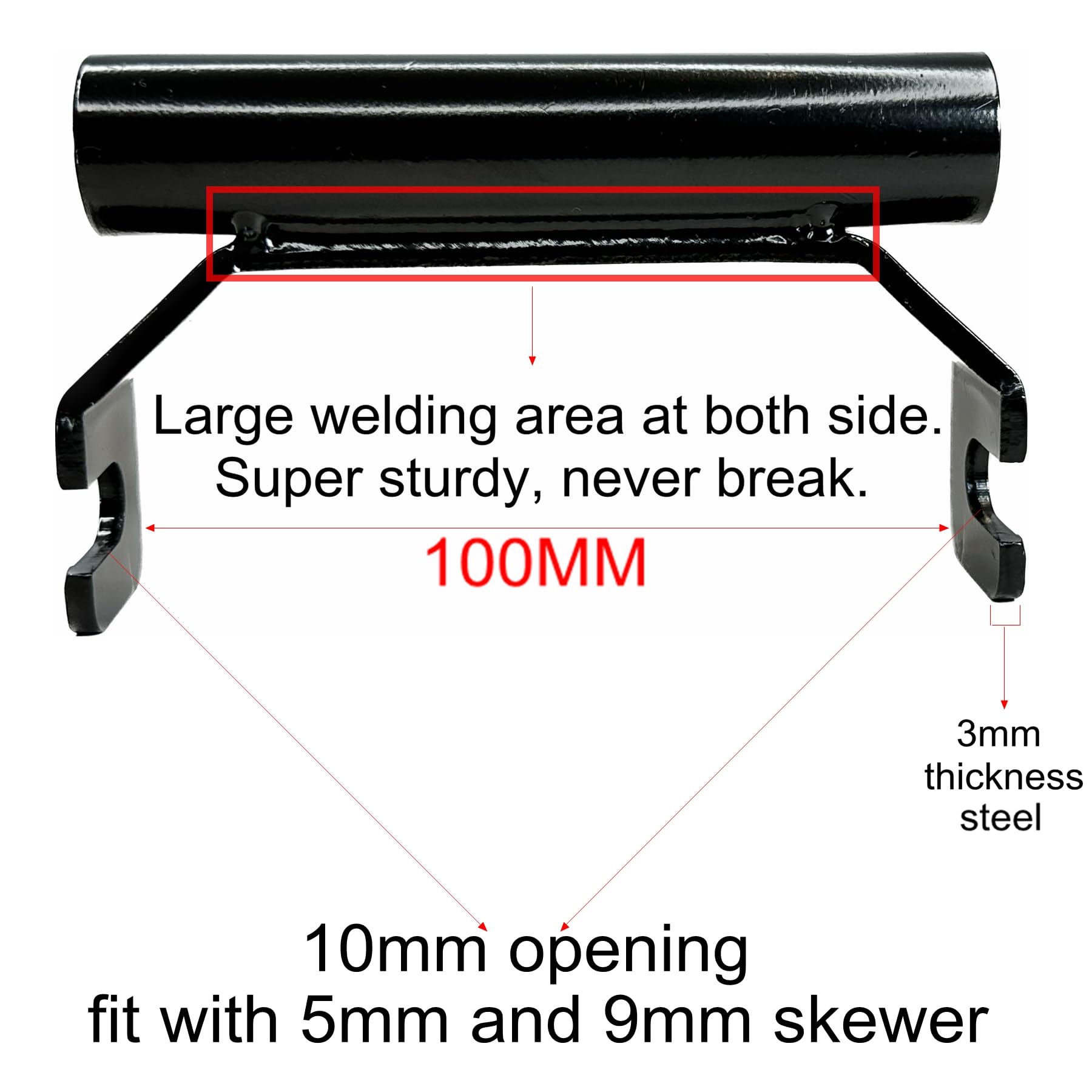 ODIER welded feet close-up highlighting durable build and alignment
