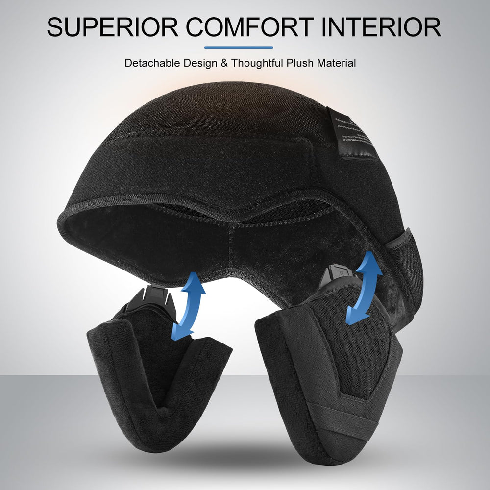 Odoland carry bag with helmet and goggles showing travel protection benefit