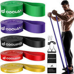 Odoland color-coded bands laid out flat displaying resistance ranges and neat labeling