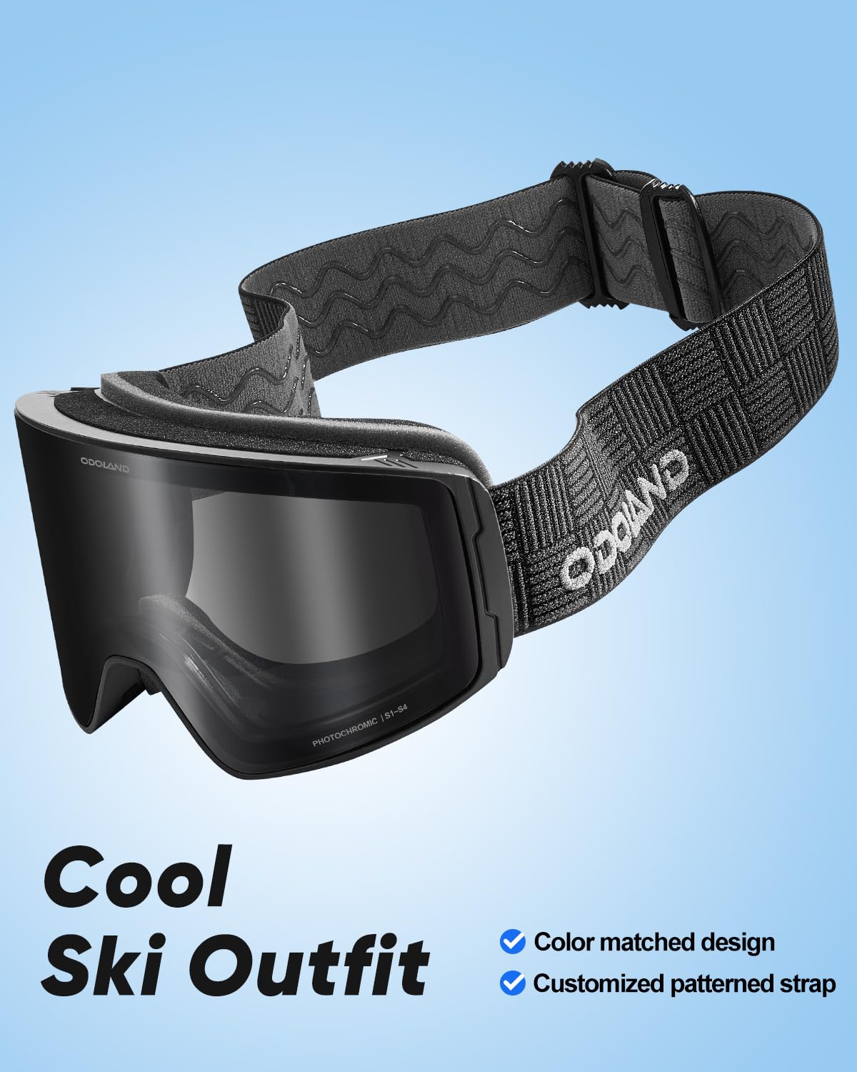Odoland contoured triple-layer foam and fleece liner for all-day comfort