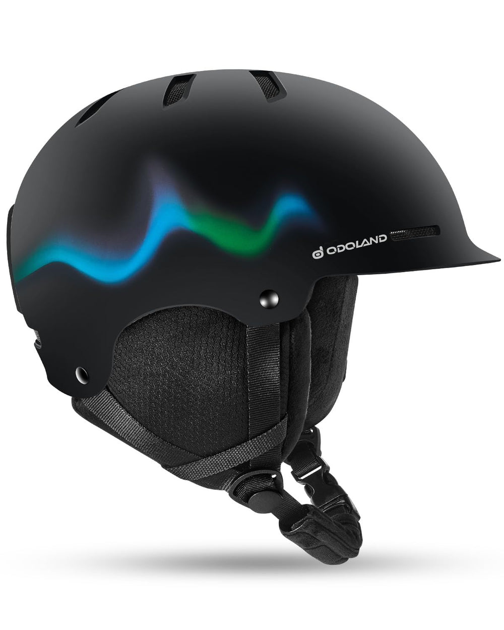 Odoland helmet front profile showing sleek low-profile shell and secure fit
