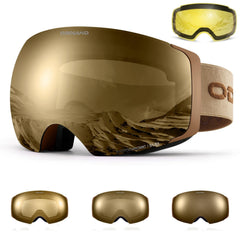 Odoland front view spherical lens showing wide field of vision and protection