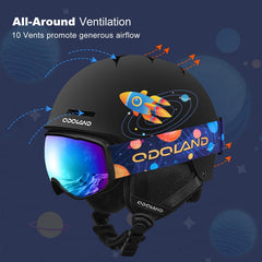 Odoland goggles close-up lens with anti-fog and UV protection