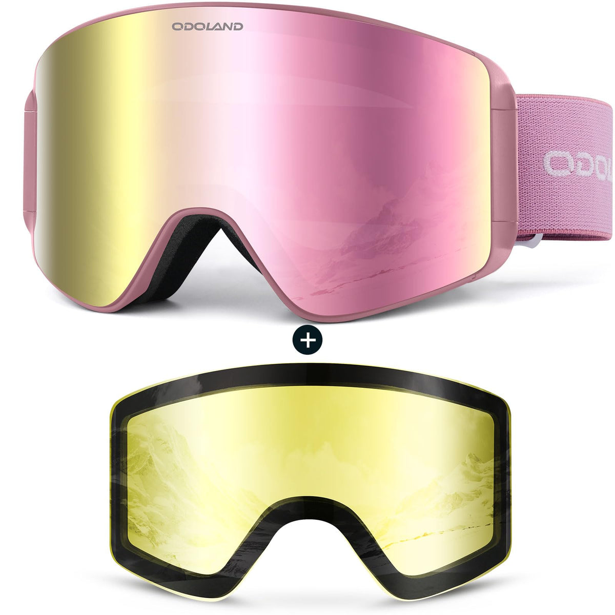 Odoland front view showing wide spherical lens for expansive vision