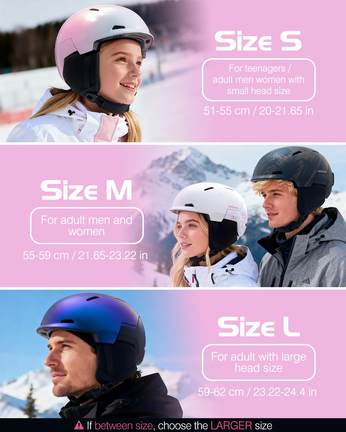 Odoland helmet on skier in mountain setting showcasing style and protection