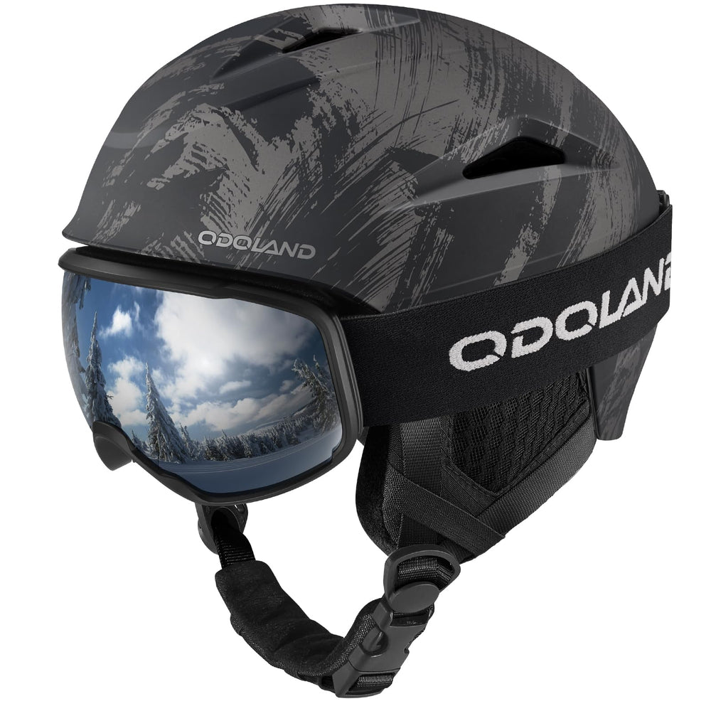 Odoland helmet front profile showing protective shell and fit benefit