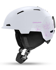 Odoland front view elegant lily helmet showing sleek design and protection