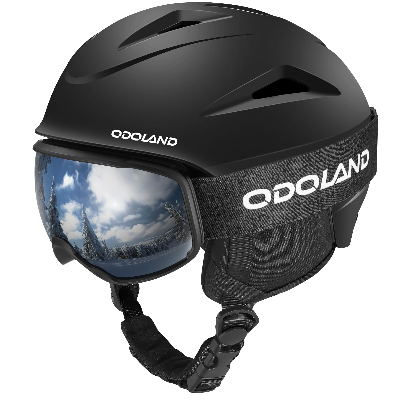 Odoland helmet front view showing fit and coverage benefit