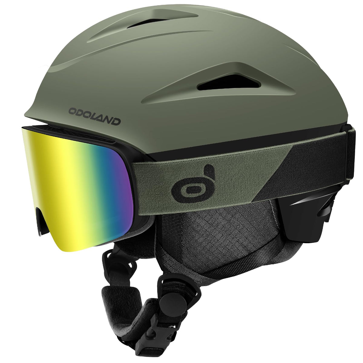 Odoland helmet front view showing protective shell and comfortable fit