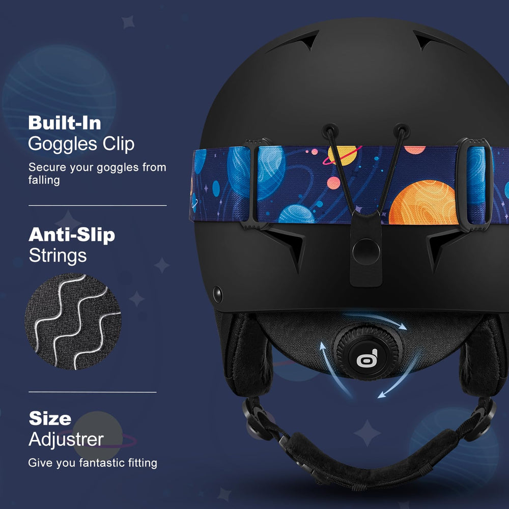 Odoland removable liner and ear pads for warmth and easy cleaning