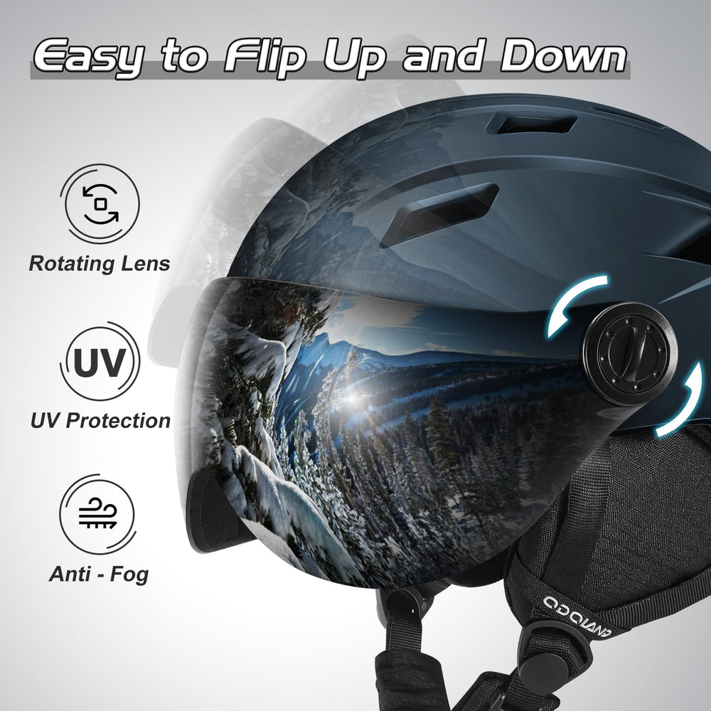 Odoland removable inner liner and earmuffs for warm, washable comfort