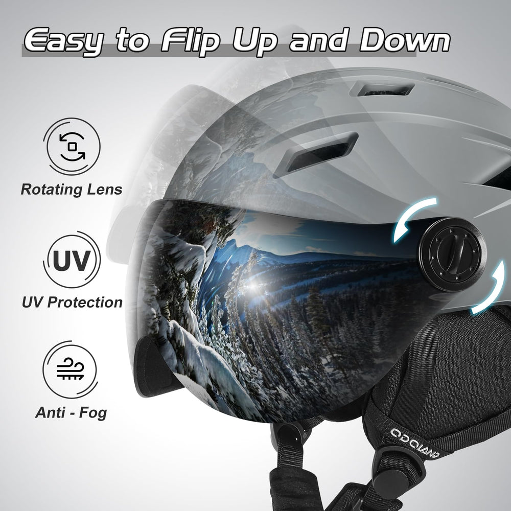 Odoland removable liner and earmuffs displayed for easy cleaning and warmth