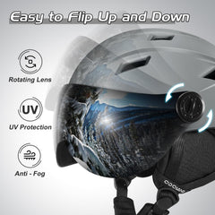 Odoland removable liner and earmuffs displayed for easy cleaning and warmth