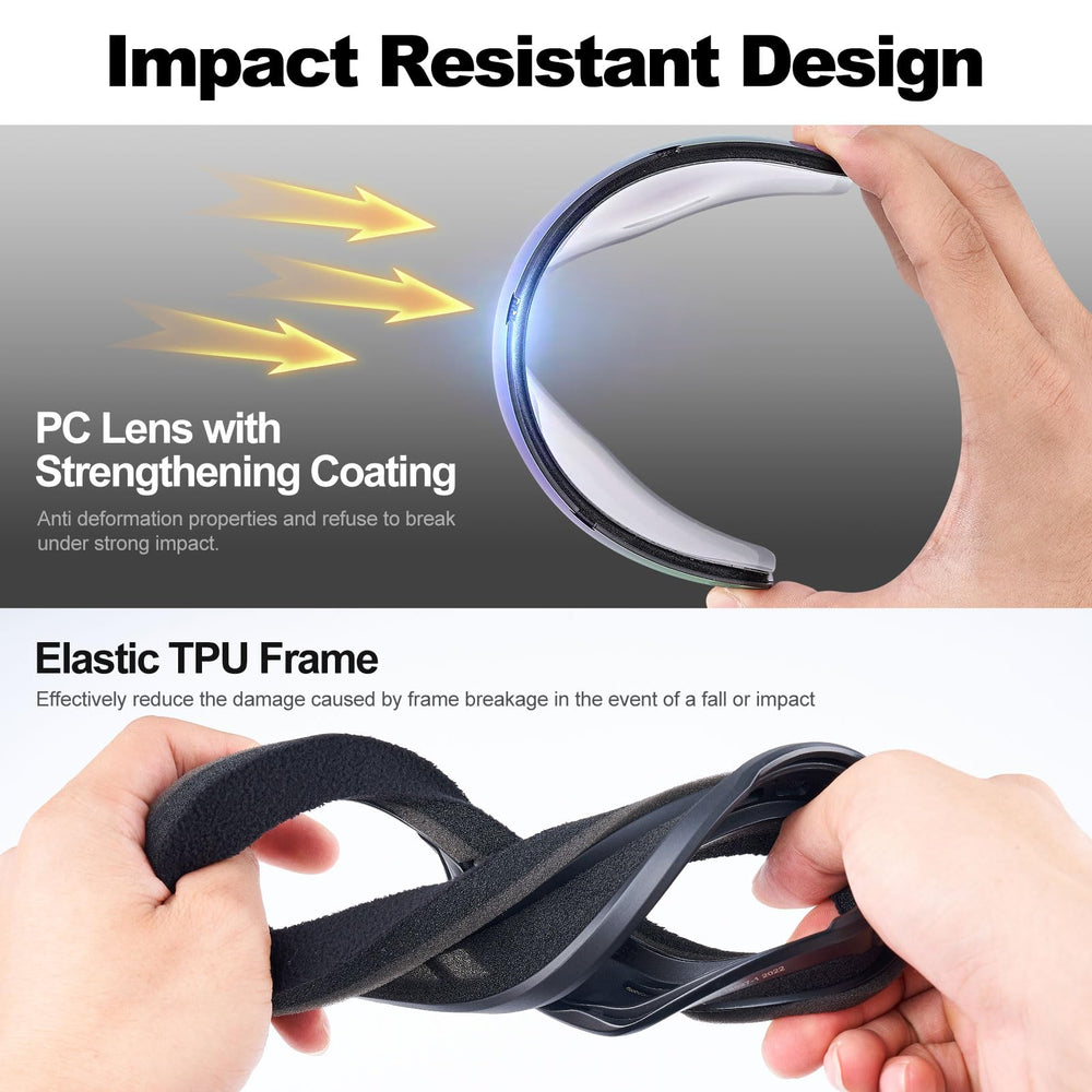 Odoland S2 worn over prescription glasses showing OTG fit and reduced pressure