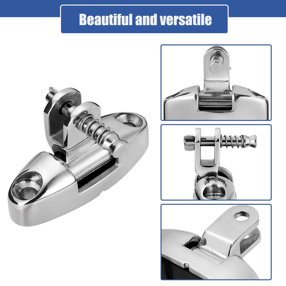 ODYSUNRAL rubber pad and screws included for deck protection and easy install