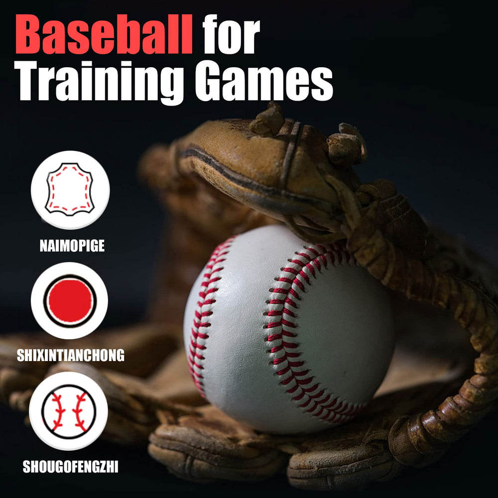 Oeab baseball held in hand demonstrating official size and grip