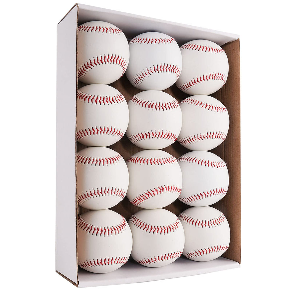 Oeab front packaging showing 12 baseballs and value pack convenience