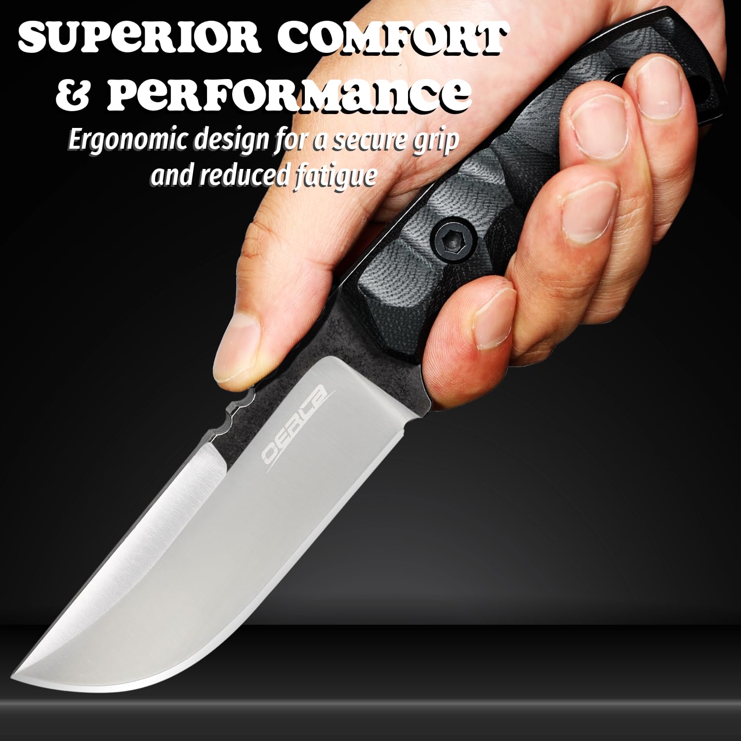 OERLA Kydex sheath and adjustable clip showing versatile carry options