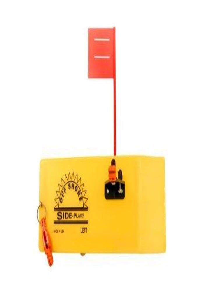 Off Shore OR12L front view with flag showing bright yellow visibility and quick strike detection